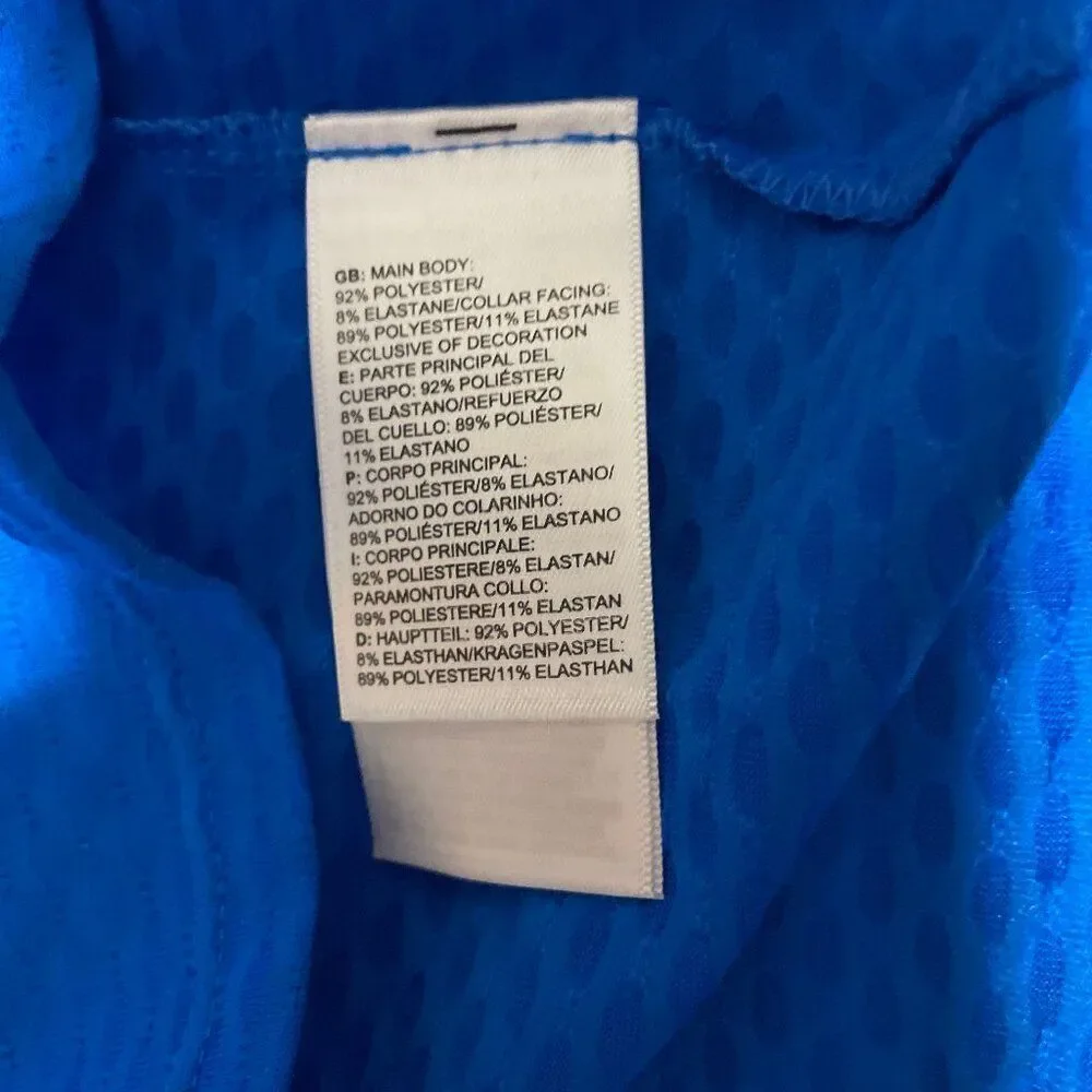 North Face Flight Series 1/2 Zip Blue Pullover Reflective Shirt Men's Sz M NWT